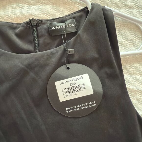 White Fox Live Freely Playsuit Black - Picture 6 of 6